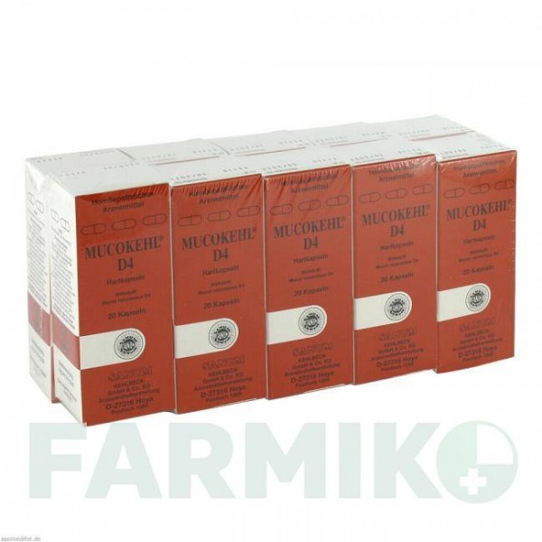 МУКОКЕЛЬ (MUCOKEHL) D 4 капсули 10x20 шт - Гомеопатія SANUM-KEHLBECK