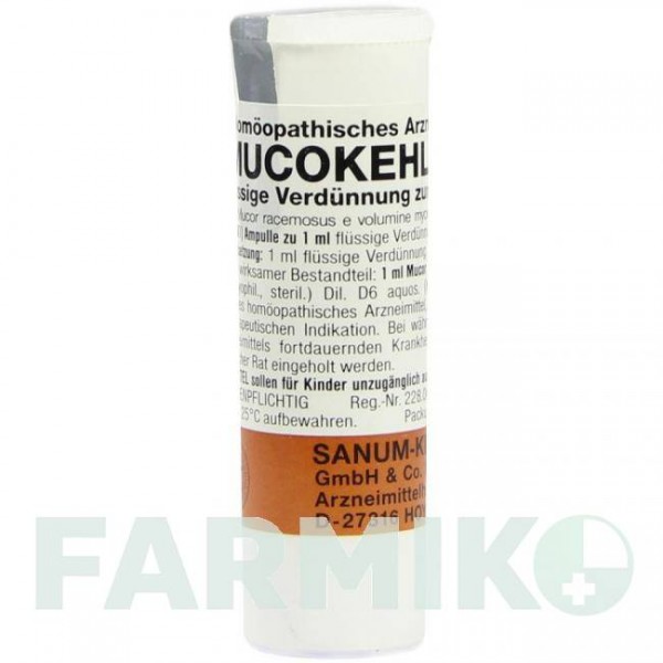 МУКОКЕЛЬ (MUCOKEHL) D 6 ампулы 1x1 мл - Гомеопатия SANUM-KEHLBECK