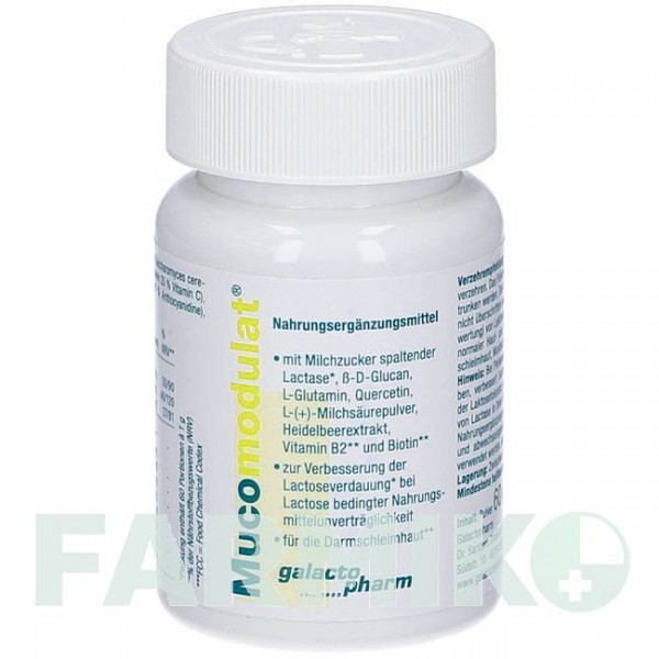 МУКОМОДУЛЯТ (MUCOMODULAT) порошок 60 г - Активные вещества GALACTOPHARM DR.SANDERS