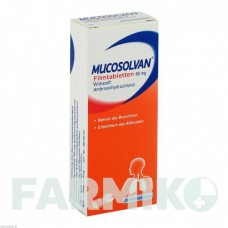 МУКОСОЛВАН (MUCOSOLVAN) 60 мг таблетки 20 шт - Амброксол A.NATTERMANN & CIE