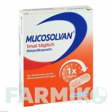 МУКОСОЛВАН (MUCOSOLVAN) капсулы 10 шт - Амброксол A.NATTERMANN & CIE
