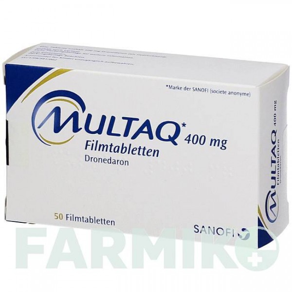 МУЛЬТАК (MULTAQ) 400 мг таблетки 50 шт - Дронедарон EMRA-MED