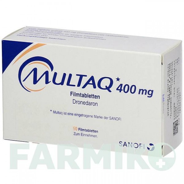 МУЛЬТАК (MULTAQ) 400 мг таблетки 50 шт - Дронедарон KOHLPHARMA