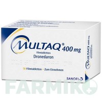 МУЛЬТАК (MULTAQ) 400 мг таблетки 50 шт - Дронедарон SANOFI