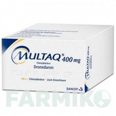 МУЛЬТАК (MULTAQ) 400 мг таблетки 100 шт - Дронедарон SANOFI
