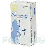 МУНАЛІ (MUNALEA) 0,02 мг/0,15 мг таблетки 6x21 шт - Дезогестрел, Етинілестрадіол HORMOSAN PHARMA