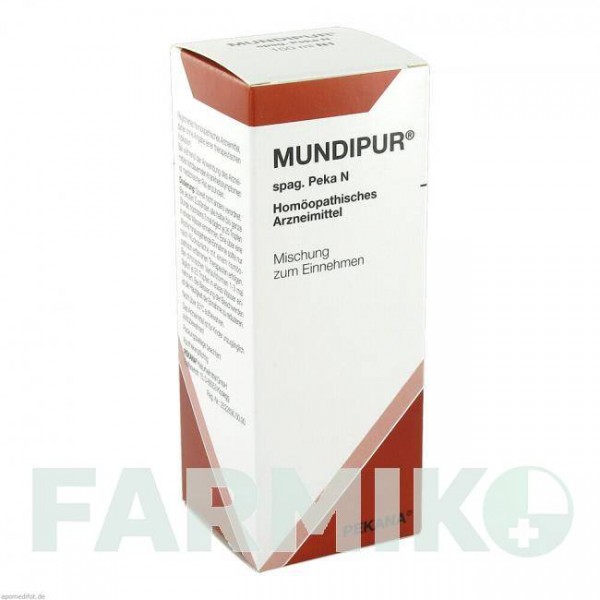 МУНДИПУР (MUNDIPUR) сироп или сок 150 мл - Гомеопатия PEKANA NATURHEILMITTEL