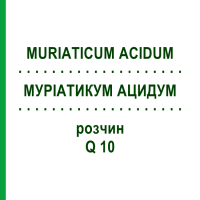 МУРІАТИКУМ АЦИДУМ (MURIATICUM ACIDUM) Q 10 розчин 15 мл - Гомеопатія GUDJONS