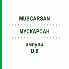 МУСКАРСАН (MUSCARSAN) D 6 ампулы 50x1 мл - Гомеопатия SANUM-KEHLBECK