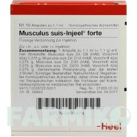 МУСКУЛЮС СУЇС (MUSCULUS SUIS) ампули 10 шт - Гомеопатія BIOLOGISCHE HEILMITTEL HEEL