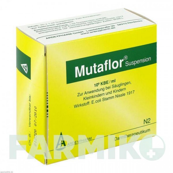МУТАФЛОР (MUTAFLOR) суспензия 25x1 мл - Escherichia coli ARDEYPHARM