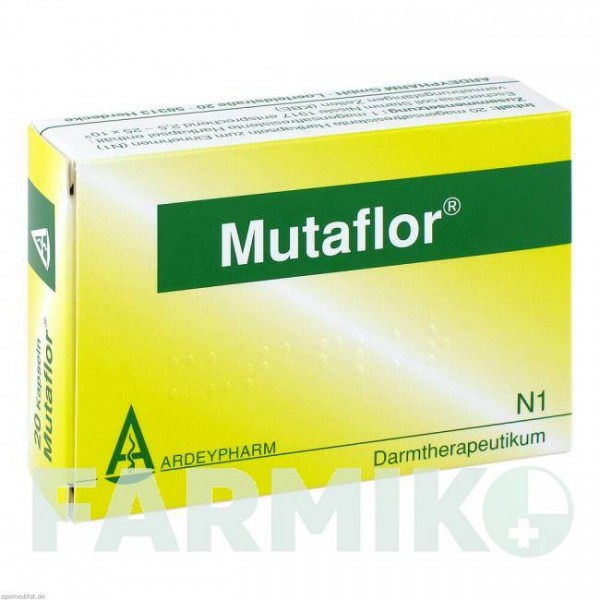 МУТАФЛОР (MUTAFLOR) капсулы 20 шт - Escherichia coli штамм Nissle 1917 ARDEYPHARM