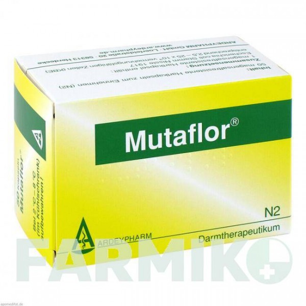 МУТАФЛОР (MUTAFLOR) капсули 50 шт - Escherichia coli штам Nissle 1917 ARDEYPHARM