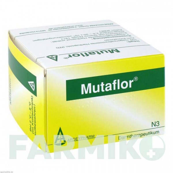 МУТАФЛОР (MUTAFLOR) капсули 100 шт - Escherichia coli штам Nissle 1917 ARDEYPHARM