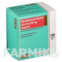 МІКОФЕНОЛАТ МОФЕТИЛ (MYCOPHENOLAT MOFETIL) 250 мг капсули 100 шт - Мікофенолова кислота ACCORD HEALTHCARE