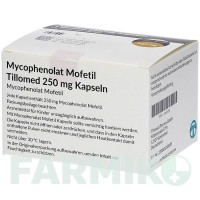 МИКОФЕНОЛАТ МОФЕТИЛ (MYCOPHENOLAT MOFETIL) 250 мг капсулы 300 шт - Микофеноловая кислота TILLOMED
