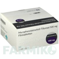 МІКОФЕНОЛАТ МОФЕТИЛ (MYCOPHENOLAT MOFETIL) 500 мг таблетки 150 шт - Мікофенолова кислота TILLOMED