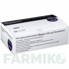 МІКОФЕНОЛАТ МОФЕТИЛ (MYCOPHENOLAT MOFETIL) 500 мг таблетки 250 шт - Мікофенолова кислота TILLOMED