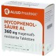 МІКОФЕНОЛСАУР (MYCOPHENOLSAURE) 360 мг таблетки 250 шт - Мікофенолова кислота ALIUD PHARMA