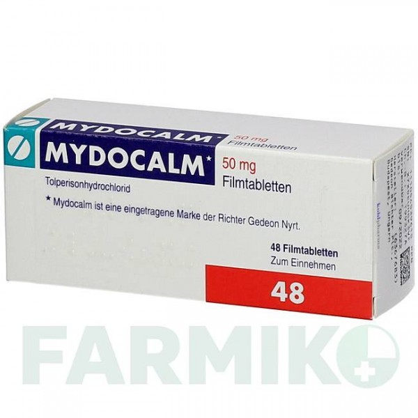 МІДОКАЛМ (MYDOCALM) таблетки 48 шт - Толперизон KOHLPHARMA