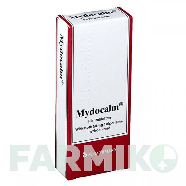 МИДОКАЛМ (MYDOCALM) таблетки 24 шт - Толперизон STRATHMANN