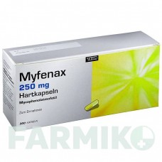 МІФЕНАКС (MYFENAX) 250 мг капсули 300 шт - Мікофенолова кислота TEVA