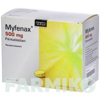 МИФЕНАКС (MYFENAX) 500 мг таблетки 150 шт - Микофеноловая кислота EMRA-MED