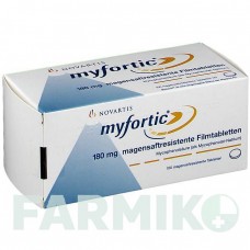 МИФОРТИК (MYFORTIC) 180 мг таблетки 100 шт - Микофеноловая кислота EMRA-MED