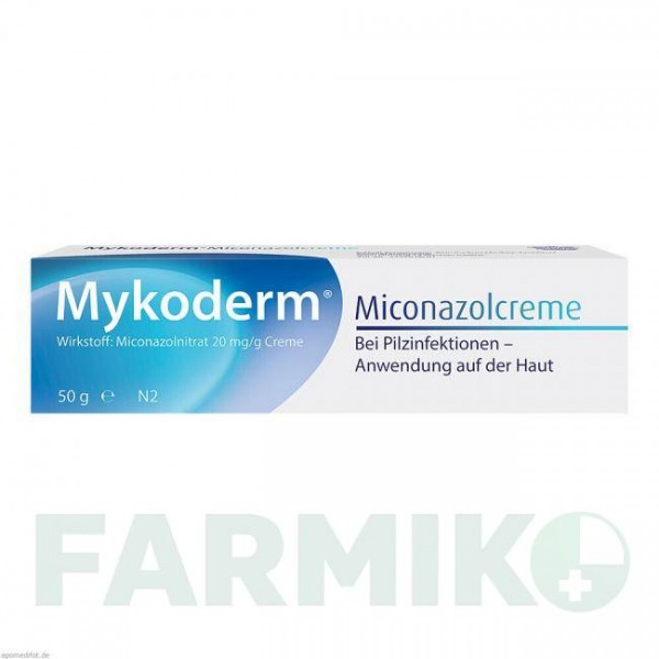 МИКОДЕРМ (MYKODERM) крем 50 г - Миконазол ENGELHARD