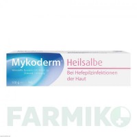 МИКОДЕРМ (MYKODERM) мазь 100 г - Нистатин, Цинка оксид ENGELHARD