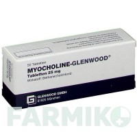 МІОХОЛІН (MYOCHOLINE) 25 мг таблетки 50 шт - Бетанехол GLENWOOD
