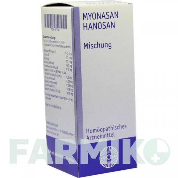 МИОНАСАН (MYONASAN) раствор 100 мл - Гомеопатия HANOSAN