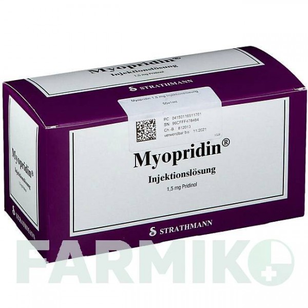 МІОПРИДИН (MYOPRIDIN) розчин 50 шт - Придинол STRATHMANN