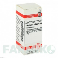 МИРИСТИКА СЕБИФЕРА (MYRISTICA SEBIFERA) D 4 глобули 10 г - Гомеопатия DHU