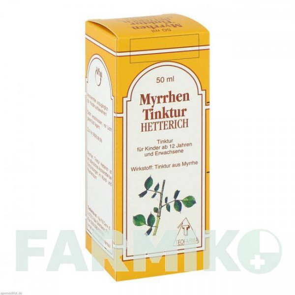 МІРРЕНТІНКТУР (MYRRHENTINKTUR) настоянка 50 мл - Мірри настоянка TEOFARMA