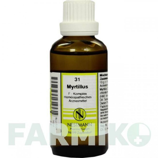 МИРТИЛЛУС (MYRTILLUS) раствор 50 мл - Гомеопатия NESTMANN PHARMA
