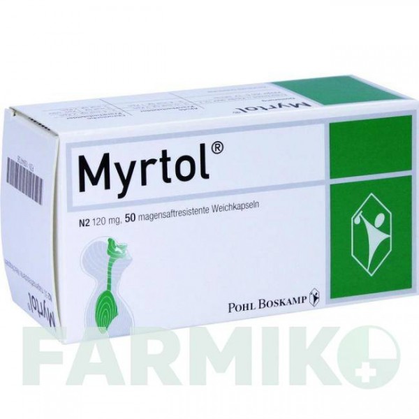МИРТОЛ (MYRTOL) капсулы 50 шт - Эвкалиптовое масло, Другое G.POHL-BOSKAMP