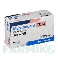 МІСИЛДЕКАРД (MYSILDECARD) 20 мг таблетки 90 шт - Силденафіл VIATRIS
