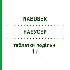 НАБУСЕР (NABUSER) 1 г таблетки делимые 30 шт - Набуметон PHARMADAY UNIPERSONA