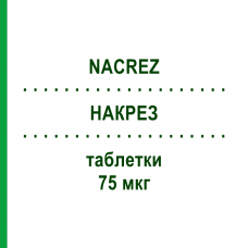 НАКРЕЗ (NACREZ) 75 мкг таблетки 84 шт - Дезогестрел THERAMEX