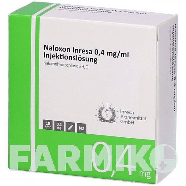 НАЛОКСОН (NALOXON) 0,4 мг 1 мл раствор 10 шт - Налоксон INRESA
