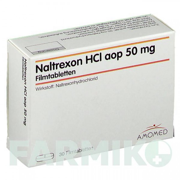 НАЛТРЕКСОН (NALTREXON) 50 мг таблетки 30 шт - Налтрексон AOP ORPHAN PHARMACEUTICALS