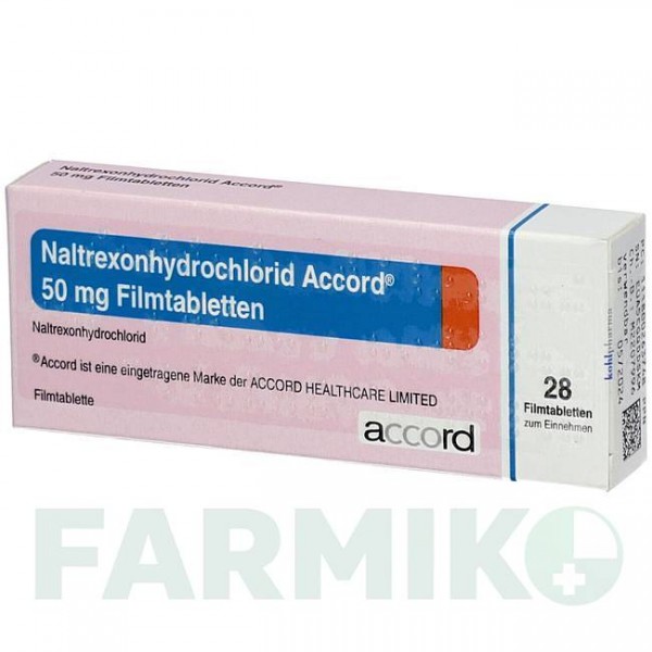 НАЛТРЕКСОНГІДРОХЛОРИД (NALTREXONHYDROCHLORID) 50 мг таблетки 28 шт - Налтрексон KOHLPHARMA