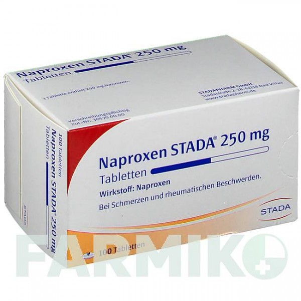 НАПРОКСЕН (NAPROXEN) 250 мг таблетки 100 шт - Напроксен STADAPHARM