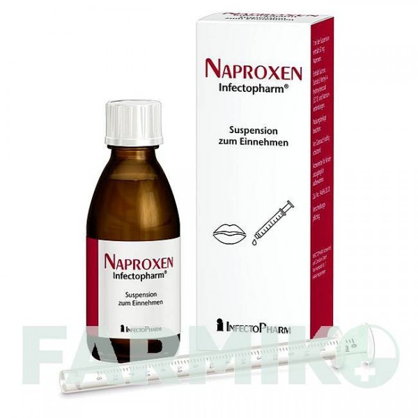 НАПРОКСЕН (NAPROXEN) 50 мг/мл суспезия 100 мл - Напроксен INFECTOPHARM