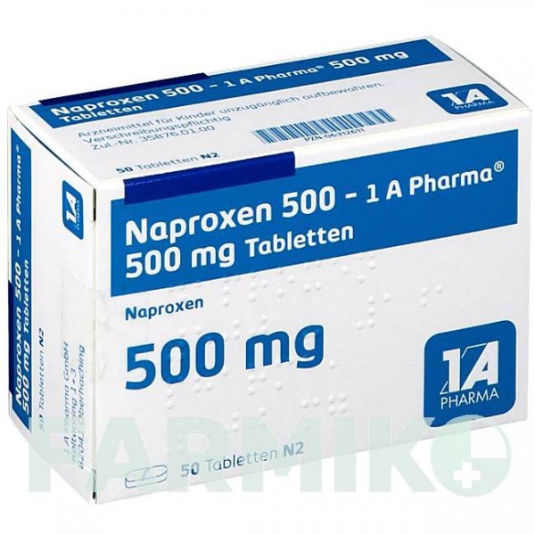 НАПРОКСЕН (NAPROXEN) 500 таблетки 50 шт - Напроксен 1 A PHARMA