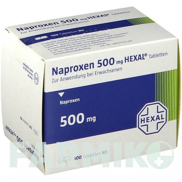НАПРОКСЕН (NAPROXEN) 500 таблетки 100 шт - Напроксен HEXAL