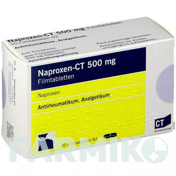 НАПРОКСЕН (NAPROXEN) 500 мг таблетки 50 шт - Напроксен ABZ PHARMA