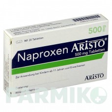 НАПРОКСЕН (NAPROXEN) 500 мг таблетки 20 шт - Напроксен ARISTO PHARMA