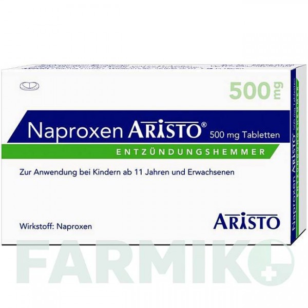 НАПРОКСЕН (NAPROXEN) 500 мг таблетки 100 шт - Напроксен ARISTO PHARMA